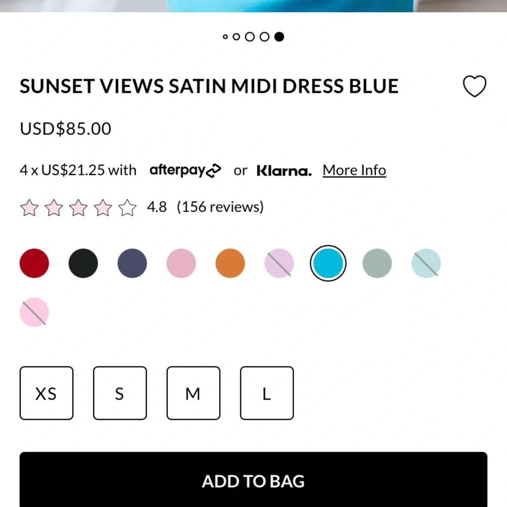 Beautiful Satin dress. BRAND NEW never worn! - Picture 4 of 4